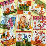Ubrousek na decoupage - vzor 1101 dětské baby
