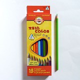 Pastelky trojhranné 18 ks