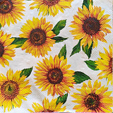 Ubrousek na decoupage - vzor 0305 slunečnice