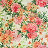 Ubrousek na decoupage - vzor 0208 růže