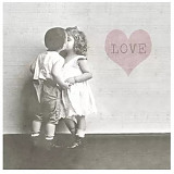 Ubrousek na decoupage - vzor 111 pusa, love