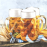 Ubrousek na decoupage - vzor 3015 pivo