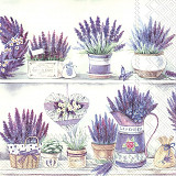 Ubrousek na decoupage - vzor 0110 levandule