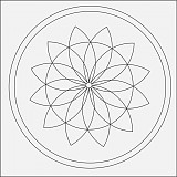 Mandala A 16x16 cm č. 55