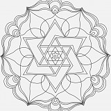 Mandala B 21x21 cm č. 25