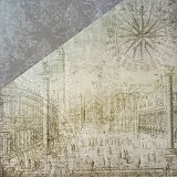 Papír scrapbook Vintage - Londýn