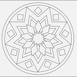 Mandala A 16x16 cm č. 1