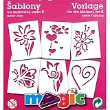 Šablony papírové - 6 ks Jaro