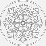 Mandala A 16x16 cm č. 27