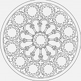 Mandala B 21x21 cm č. 32