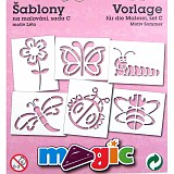 Šablony papírové - 6 ks Léto