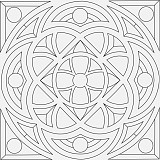 Mandala A 16x16 cm č. 67
