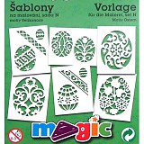 Šablony papírové - 6 ks Vajíčka, velikonoce
