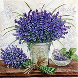 Ubrousek na decoupage - vzor 0123 levandule