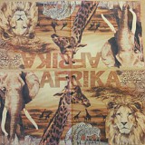 Ubrousek na decoupage - vzor 4502 Afrika, lev, slon