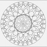 Mandala B 21x21 cm č. 4