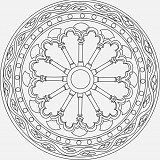 Mandala B 21x21 cm č. 33