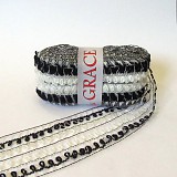 Příze Grace 100 g černobílá