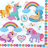 Ubrousek na decoupage - vzor 0905 jednorožec duha, poslední 1 kus