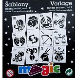 Šablony papírové - 12 ks Zvěrokruh