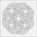 Mandala B 21x21 cm č. 18