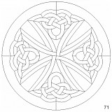 Mandala B 21x21 cm č. 71