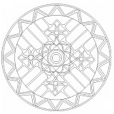 Mandala B 21x21 cm č. 10