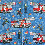 Ubrousek na decoupage - vzor 1726 auto hasiči