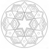 Mandala B 21x21 cm č. 43