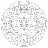 Mandala B 21x21 cm č. 60