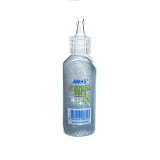 Glitrové lepidlo 22 ml stříbro