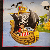 Ubrousek na decoupage - vzor 1016 piráti