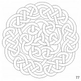 Mandala B 21x21 cm č. 77