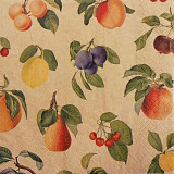 Ubrousek na decoupage - vzor 2912 ovoce eco