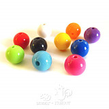 Korálky koule plast 12 mm