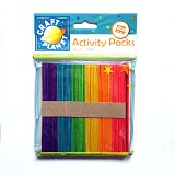 Špachtle nanuk 50 ks / 11 cm barevné