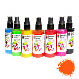 Barva na textil ve spreji Fashion Spray - oranžová