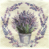 Ubrousek na decoupage - vzor 0113 levandule