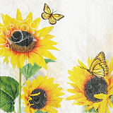 Ubrousek na decoupage - vzor 0310 slunečnice