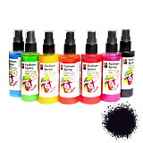Barva na textil ve spreji Fashion Spray - černá