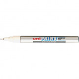 Lakový popisovač Uni Paint extra tenký 0,8mm stříbrný, poslední 1 kus