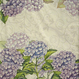 Ubrousek na decoupage - vzor 0783 hortenzie