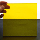Sklo Spektrum 15 x 15 cm průhledná žlutá
