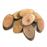 Dřevěný ovál 20 ks, vel. 5 - 8 cm