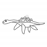Plastová předloha plesiosaurus
