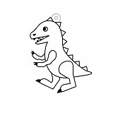 Plastová předloha tyranosaurus