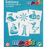 Šablony papírové - 6 ks Moře
