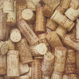 Ubrousek na decoupage - vzor 3055 korek špunty, poslední 1 ks