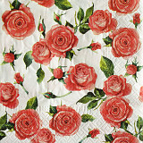 Ubrousek na decoupage - vzor 0242 růže