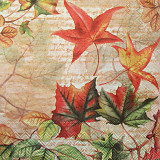 Ubrousek na decoupage - vzor 2622 podzim, listy